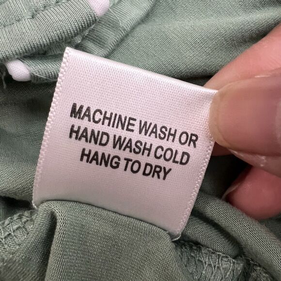 Birdy Grey Bamboo Jonny Long Sleeve Cozy Pajama Shirt Women Sz Small Green EUC - Picture 12 of 13